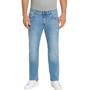 Pioneer Authentic Jeans Rando Herenjeans, 5 Pocket, Lichtblauwe Gebruikte Buffies, 42W x 34L