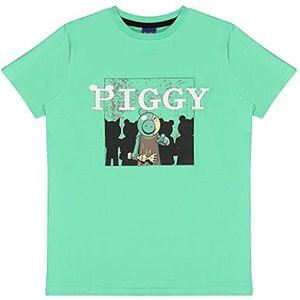 Piggy Zombie T-shirt, Meisjes, 110-182, Grün, Officiële Koopwaar