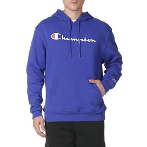 Champion Powerblend-fleecetrui voor heren, comfortabele grafische trui met capuchon, Surf op het web, XL