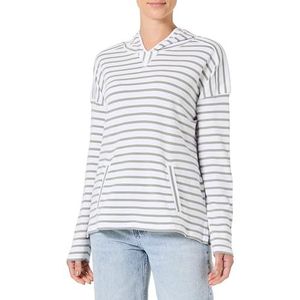 Armor Lux Dames matrozenhemd met lange mouwen en ronde hals, Wit/Shadow, M