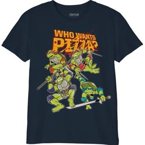 Tortues Ninja BOTMNTDTS010 T-shirt, marineblauw, 6 jaar, Marine, 6 Jaren