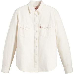 Levi's - Iconic Western - Overhemd - Ecru - Katoen en Hennep
