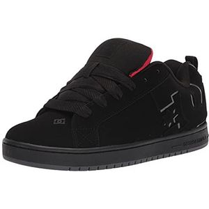 DC Shoes Heren Court Graffik SE Fashion Trainer, Zwart/Rood, 48.5 EU