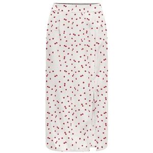 Onlnova Life Elite Lamar Slit Skirt AOP, cloud dancer, M