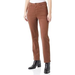 KAFFE Damesjeans, kleurrijk, cropped legs straight fit, hoge taille, regular taille, Soft Silt, 44