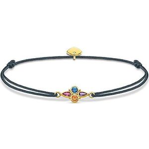 Thomas Sabo Damesarmband Little Secret gekleurde stenen 925 sterling zilver geelgoud LS076-300-7-L20v, 14,00-20,00 cm, Steen