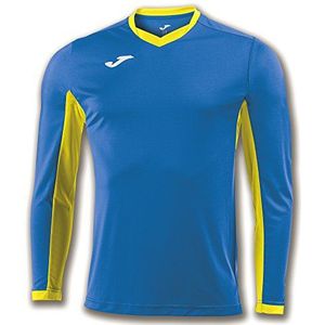 Joma Champion IV M/L T-shirt-uitrusting, heren, koningsblauw/geel, 4Xs-3XS, 100779.709.4Xs-3Xs, koningsblauw/geel