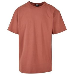 Urban Classics Oversized T-shirt voor heren, verkrijgbaar in vele verschillende kleuren, maten XS tot 5XL, terracotta, XL