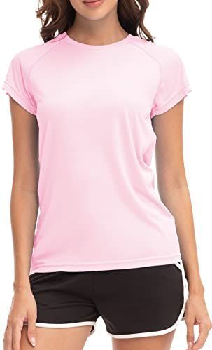 MEETWEE - Rash Guard UV Surf T-shirt - Lila - Korte Mouwen - UPF 50+