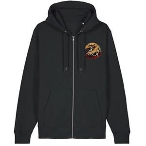 COMPAGNIE DE CALIFORNIE Sweatshirt met ritssluiting voor kinderen, 10 jaar, zwart, Zwart, 10 Jaar