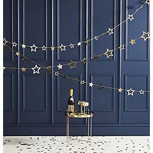 Ginger Ray Gouden Ster Opknoping Bunting Garland Party Kerst Decoratie Pop De Bubbly
