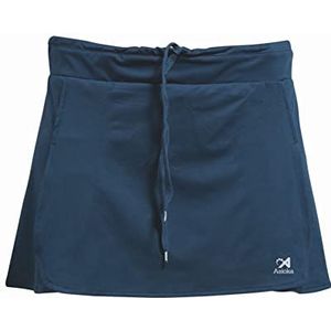 Asioka - Padelrok voor meisjes - Padelrok met zak voor binnenbal - trainingsrok voor padelrackets - marineblauw