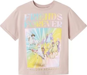 Name It - Uniacad Ss Nreg Top - Burnished Lilac - T-shirt - Kind