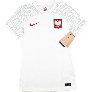 Nike 2022-2023 Polen Thuis Voetbal T-shirt (Dames), Wit, L