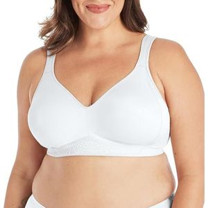 PLAYTEX Dames 18 uur Side & Back Smoothing Cooling Wireless T-shirt BH met 4-weg TruSUPPORT, Wit, 115C