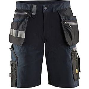 Blaklader 159813438699C60 Handwerker Shorts met stretch, donkermarine/zwart, maat C60