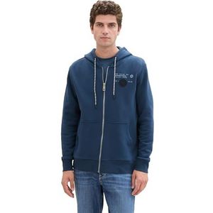 TOM TAILOR Sweatjack voor heren, 26779 - nachtblauw, XL