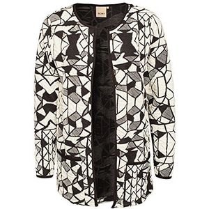 ICHI Dames sweatshirt MURIL CA, zwart (Black 10001 Black), M/L