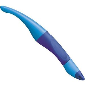 STABILO 6891/2-41 Ergonomische rollerball voor linkshandigen - EASYoriginal in donkerblauw/lichtblauw - 1 stuks - Schrijfkleur blauw (uitwisbaar met inktwisser) - Inclusief inktpatroon