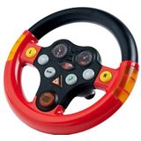 BIG 800056459 - Grote multi-sound wheel Verkeersgeluiden, rood, zwart