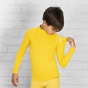 Ho Soccer Underwear Performance ML Junior Yellow Thermo-T-shirt, lang, voor kinderen, jongeren, uniseks, geel, 6-8