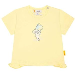 Steiff T-shirt met korte mouwen, geel paars, regular, Yellow Pear, 56 cm