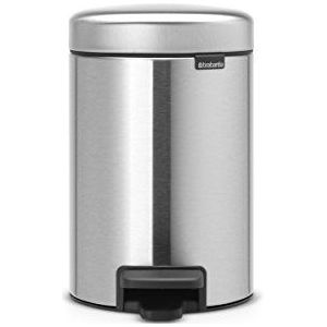 Brabantia NewIcon Prullenbak - 3 liter - Matt Steel Fingerprint Proof