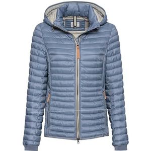 camel active Lichte gewatteerde jas met afneembare capuchon, blauw, 36