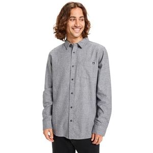 Quiksilver - Motherfly Heather - Overhemd - India ink - Lange Mouwen - 100% Katoen