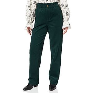 NA-KD Dames Loose Fit Corduroy Pants corduroy broek, groen, 36