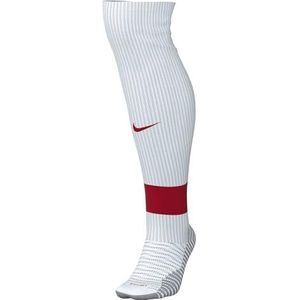 Nike Unisex sokken U Nk Strike Kh - Wc22 Team, White/University Red/University Red, FQ8253-103, S