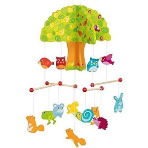 Goki - Mobiel, het boomhuis speelgoed en accessoires voor kinderbed, meerkleurig (52873)