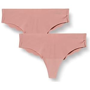Sloggi - Dames Zero Microfibre 2.0 - String - Cacao - Dubbelpak