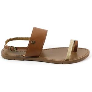 CHATTAWAK Dames 13QUEENCAMEL39 sandalen, camel, 39 EU smal, Kameel., 39 EU Étroit