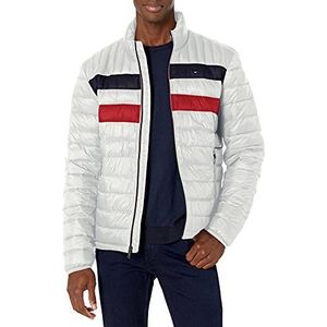 Tommy Hilfiger Ultra Loft opvouwbare donsjack voor heren alternatieve jas, IJs Kleur Blok, XXL