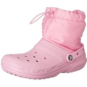 Crocs Classic Lined Neo Puff Boot unisex - Volwassen Winter laarzen, Ballerina Roze, 36/37 EU