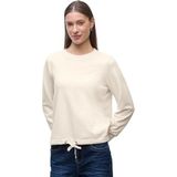 Street One - Dames Sweater - Beige - Ronde Hals