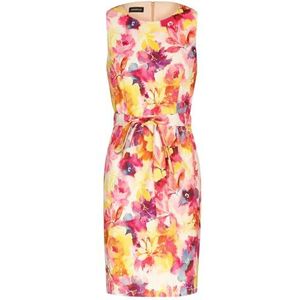 APART Fashion korte satijnen jurk, roze-meerkleurig, 36