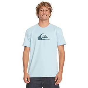 Quiksilver T-Shirt COMP Logo Heren Blauw XS