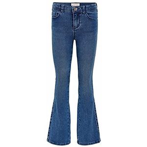 ONLY Flared Jeans voor meisjes KonRoyal Life Reg, blauw (middelblauw denim), 116 cm
