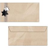 SIGEL DU079 enveloppen Kerstmis ""Christmas Wrapping"", DIN lang, 50 stuks