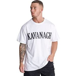 Gianni Kavanagh White Kavanagh oversized T-shirt voor heren, Regulable, XS