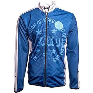 TopTen Trainingsjack ""WAKO Emotion"", blauw/wit., XS