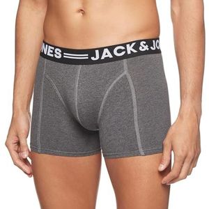 JACK & JONES JACSense Boxershorts voor heren, dark grey melange, L