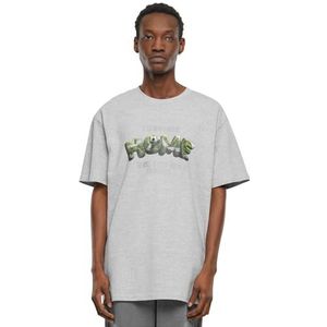Mister Tee Upscale - Home Heavy Oversize Heren T-shirt - Grijs