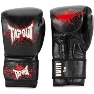 Tapout Bokshandschoenen van leer (1 paar) Rialto, zwart/ecru/rood, 14 oz, 960006