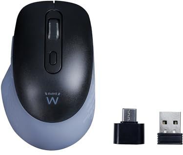 Ewent - EW3204 - Draadloze Muis - Grijs - Gaming Muis - 1600 DPI