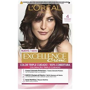 L'Oreal Make Up EXCELLENCE Creme tinte #4 castaño