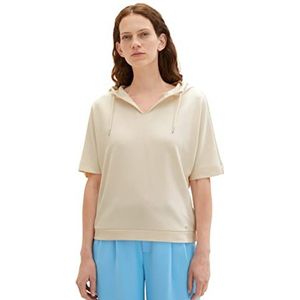TOM TAILOR Sweatshirt voor dames, 31649 - Ivory ecru, XXL