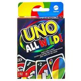 UNO Wild met Keuzekaarten Kaartspel met 112 kaarten, cadeau voor kinderen, spelletjesavond met volwassenen of met het hele gezin, voor spelers vanaf 7 jaar, HHL33